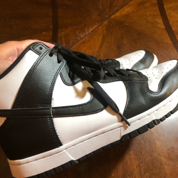 Nike Dunk High Black White Panda DD1399-105 Men’s size 9.5 Women 11 - Picture 8 of 9